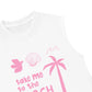 Áo Ba Lỗ Relaxed Fit Take Me To The Beach Pink