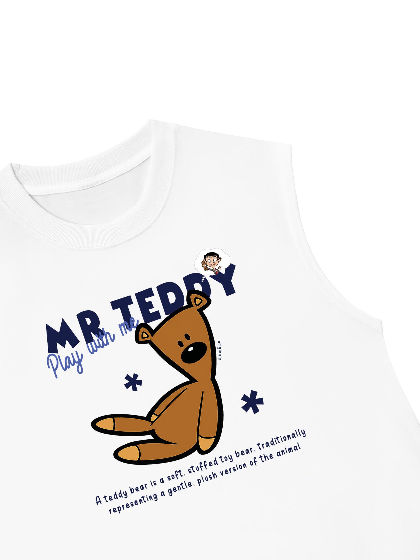 Áo Ba Lỗ Relaxed Fit Teddy Land Mr Teddy