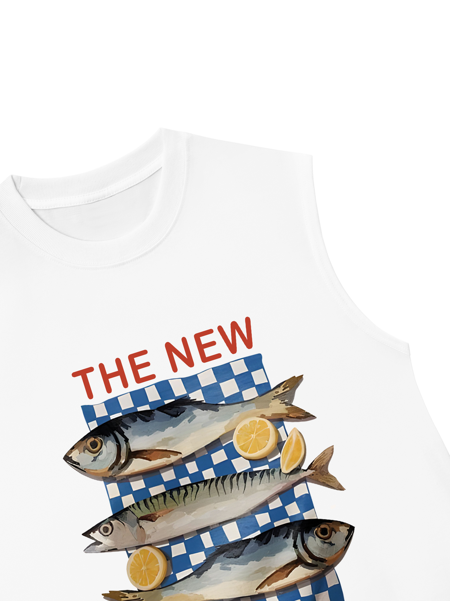 Áo Ba Lỗ Relaxed Fit Fish Three