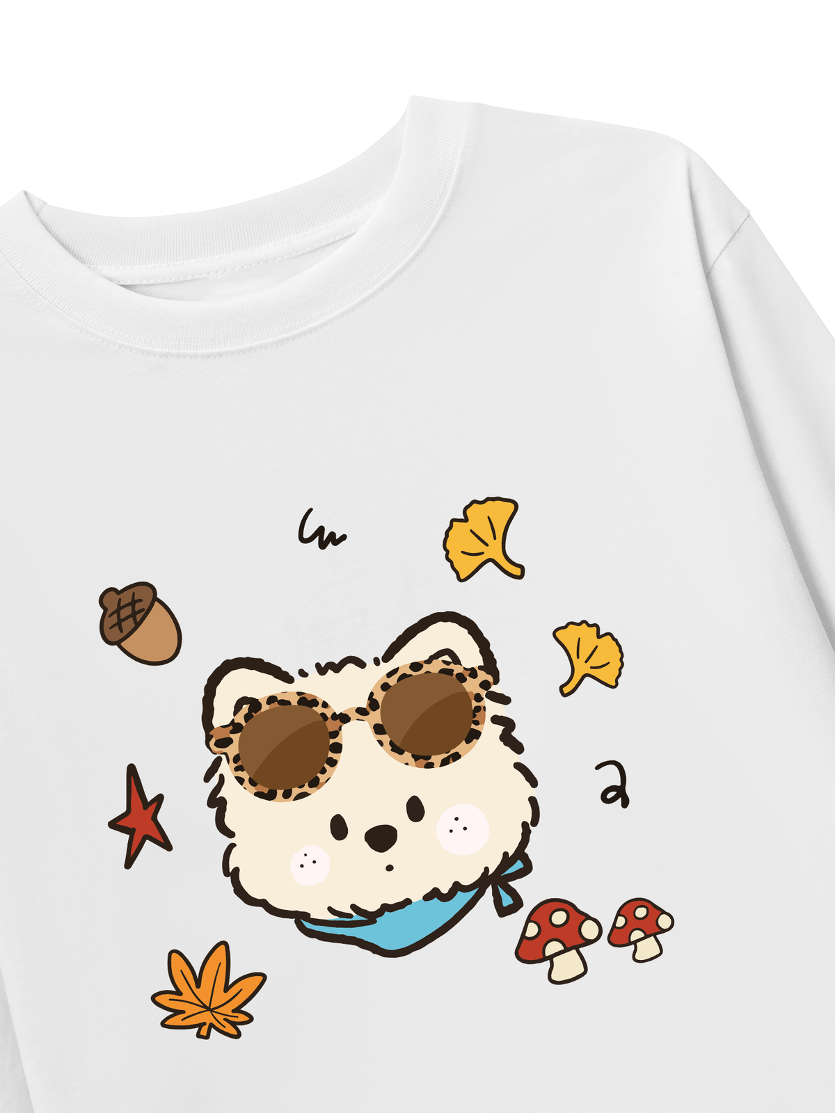 Áo Thun Dài Tay  Puppy Autumn Vibes