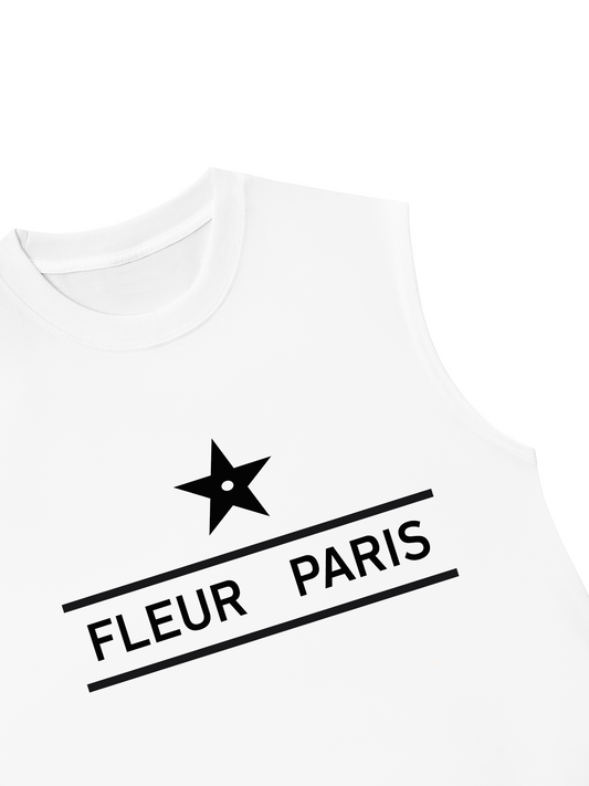 Áo Ba Lỗ Relaxed Fit FLEUR PARIS