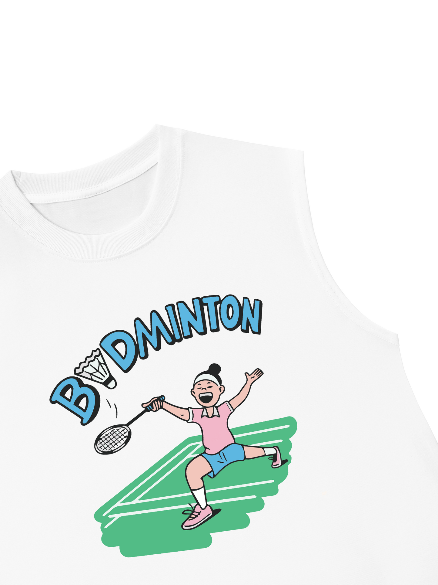Áo Ba Lỗ Relaxed Fit Badminton