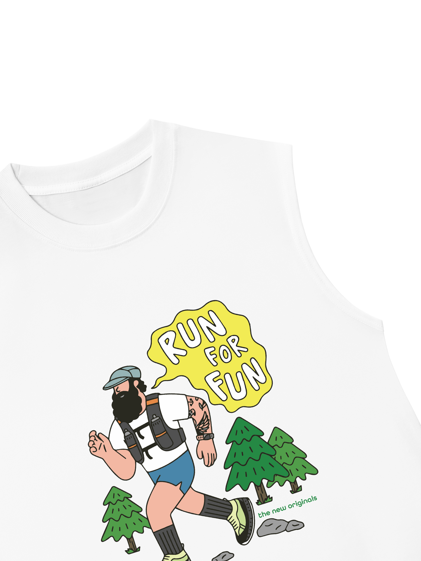 Áo Ba Lỗ Relaxed Fit Run For Run
