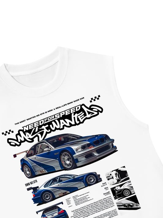 Áo Ba Lỗ Relaxed Fit CAR Need For Speed Most Wanted