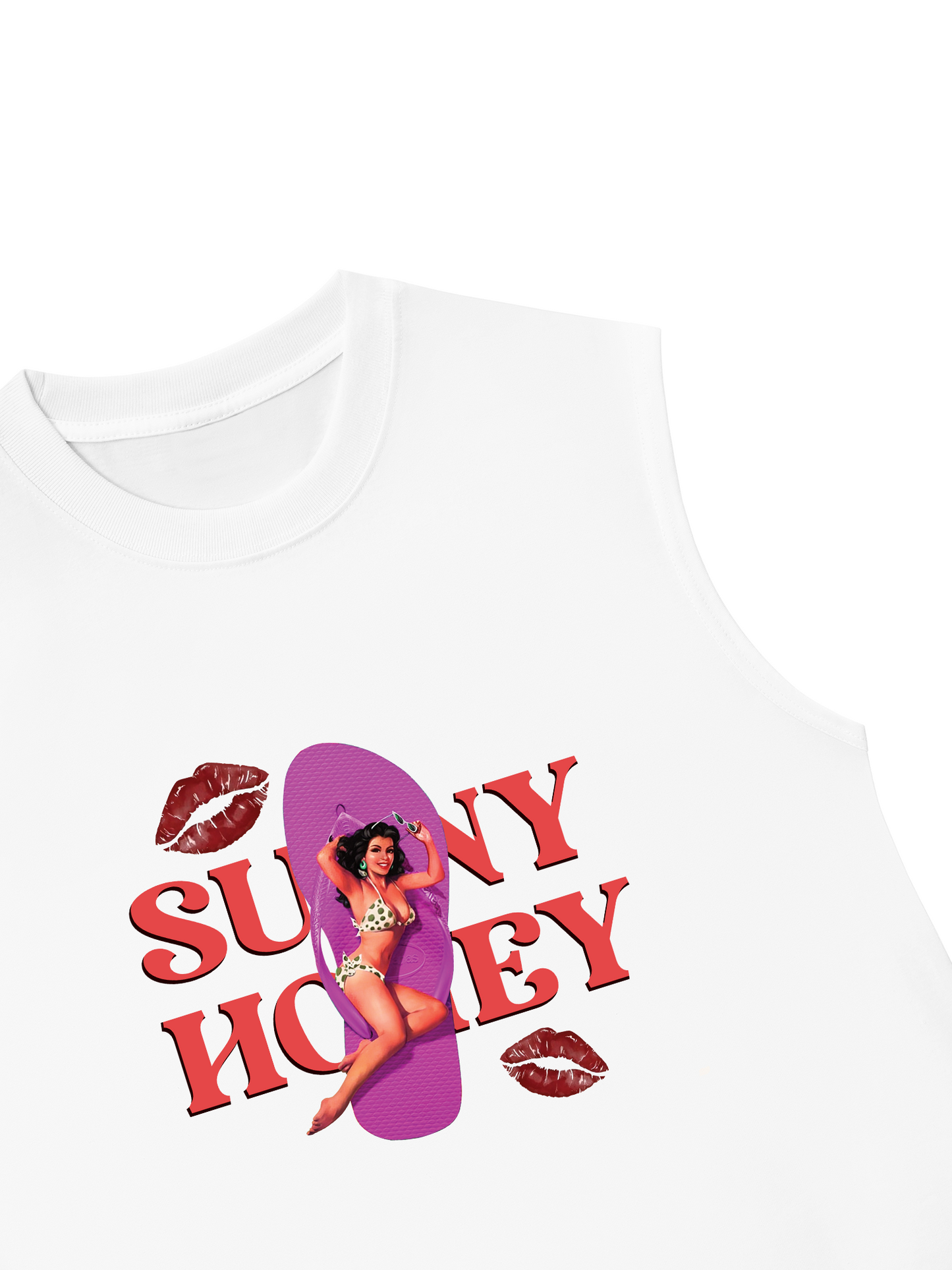 Áo Ba Lỗ Relaxed Fit Summer Vibes Sunny Honey
