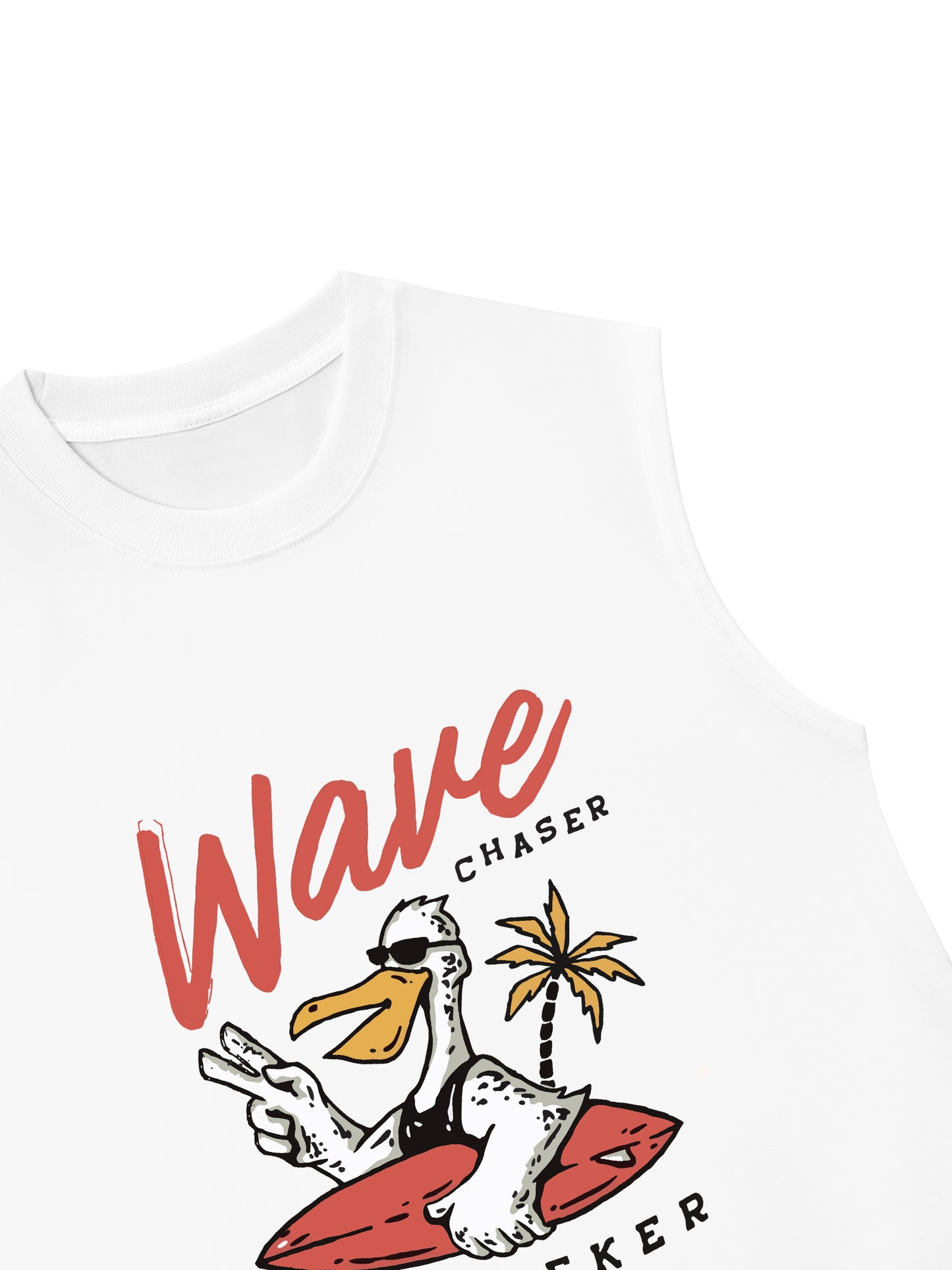 Áo Ba Lỗ Relaxed Fit Ocean Duck Waves