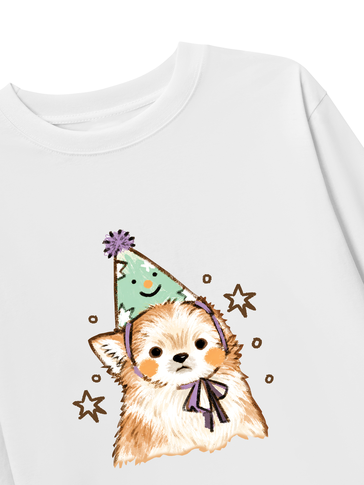 Áo Thun Dài Tay Birthday Puppy