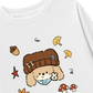 Áo Thun Dài Tay  Cute Puppy Autumn Vibes