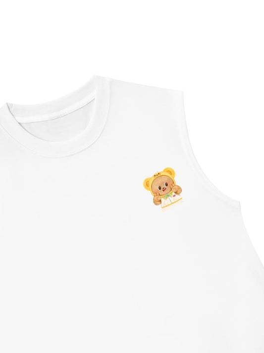 Áo Ba Lỗ Relaxed Fit Cute Bear