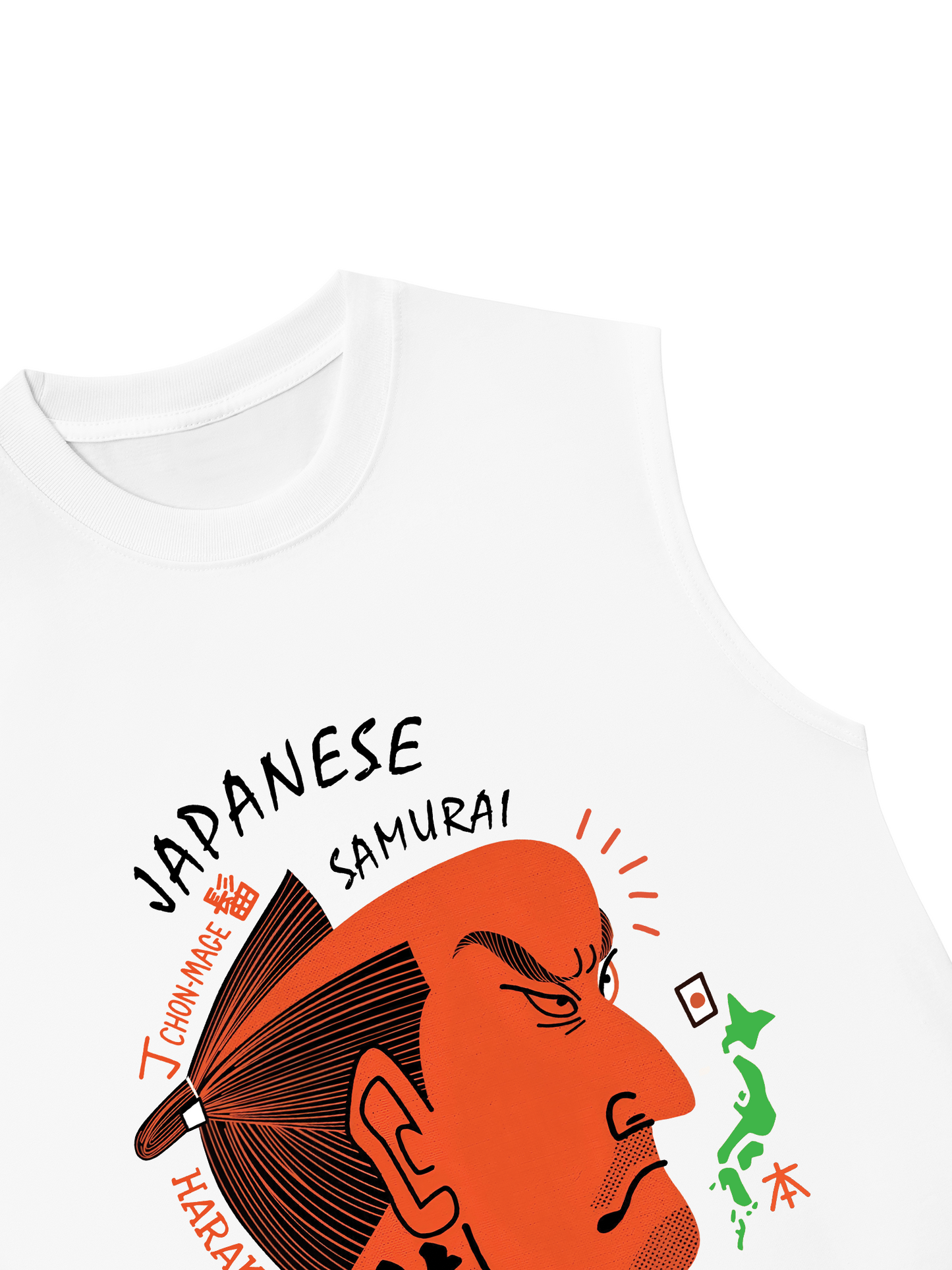 Áo Ba Lỗ Relaxed Fit Japan Spirit Samurai