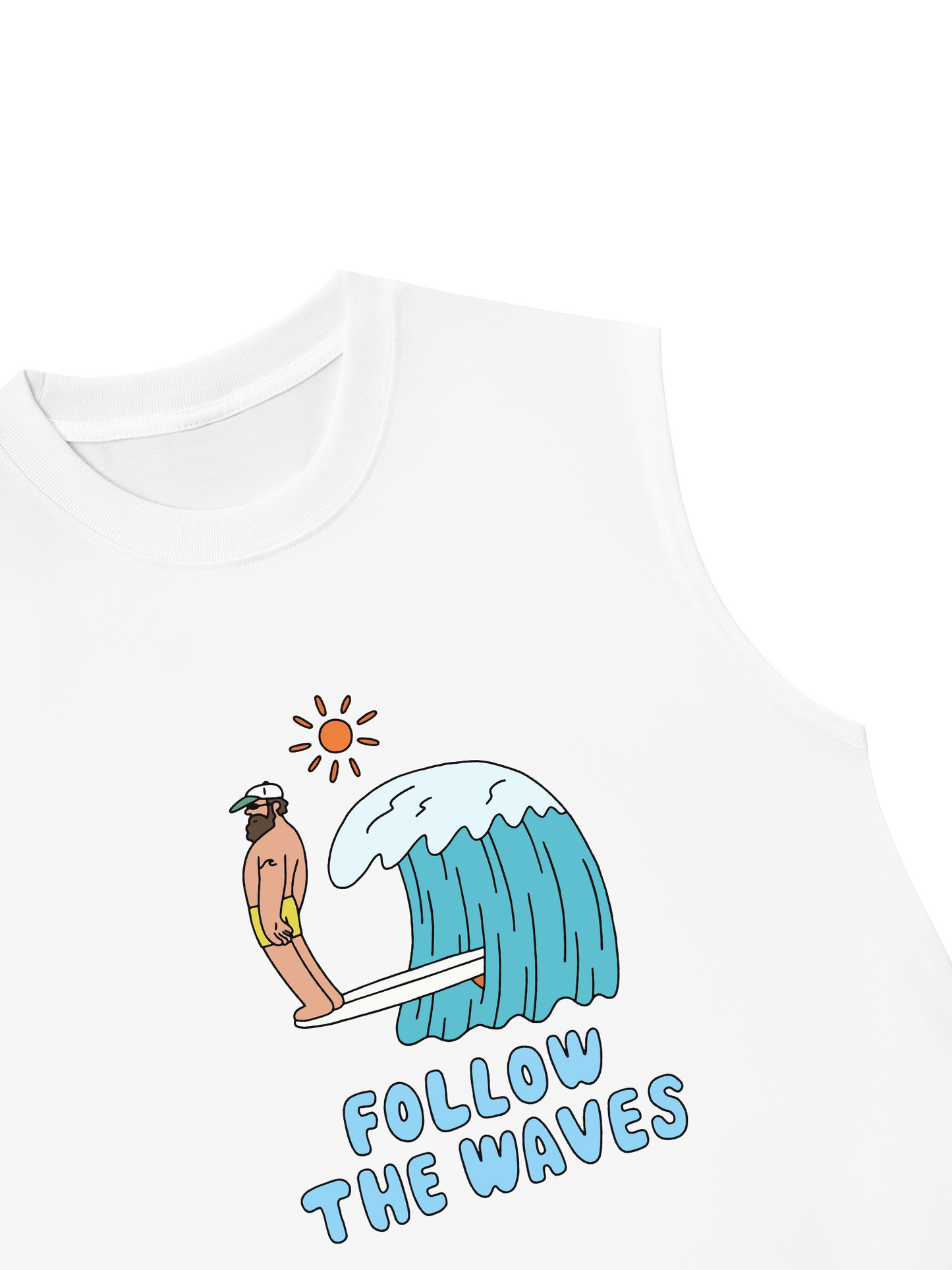Áo Ba Lỗ Relaxed Fit Summer Vibes