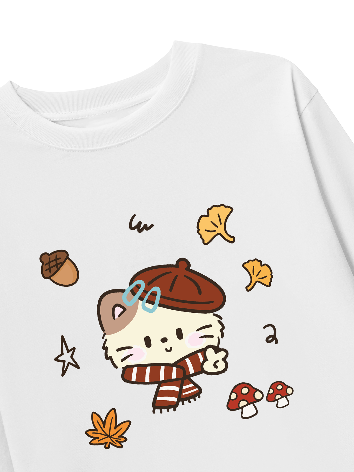 Áo Thun Dài Tay Meow Autumn Vibes