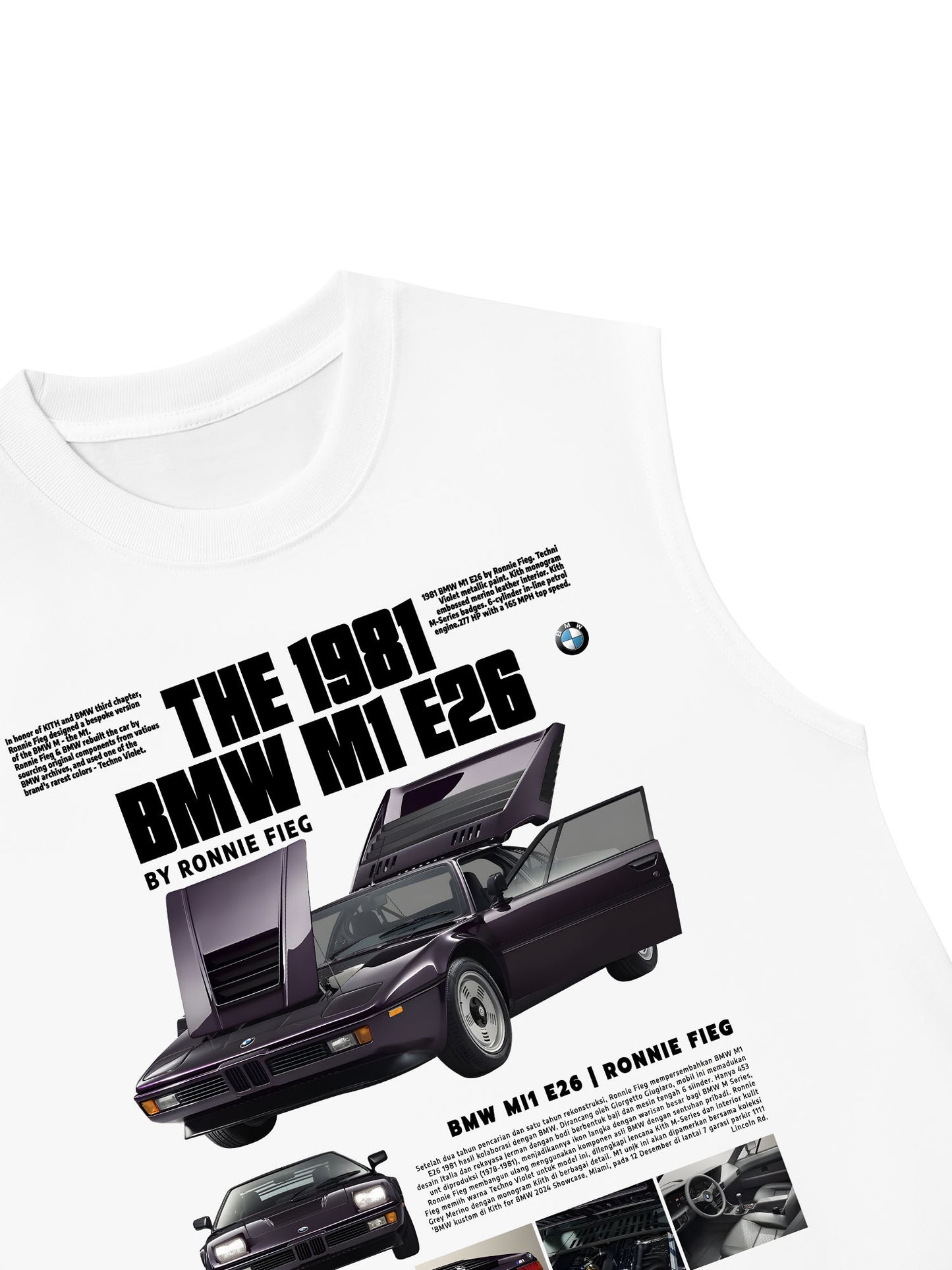 Áo Ba Lỗ Relaxed Fit CAR The 1981 BMW M1 E26