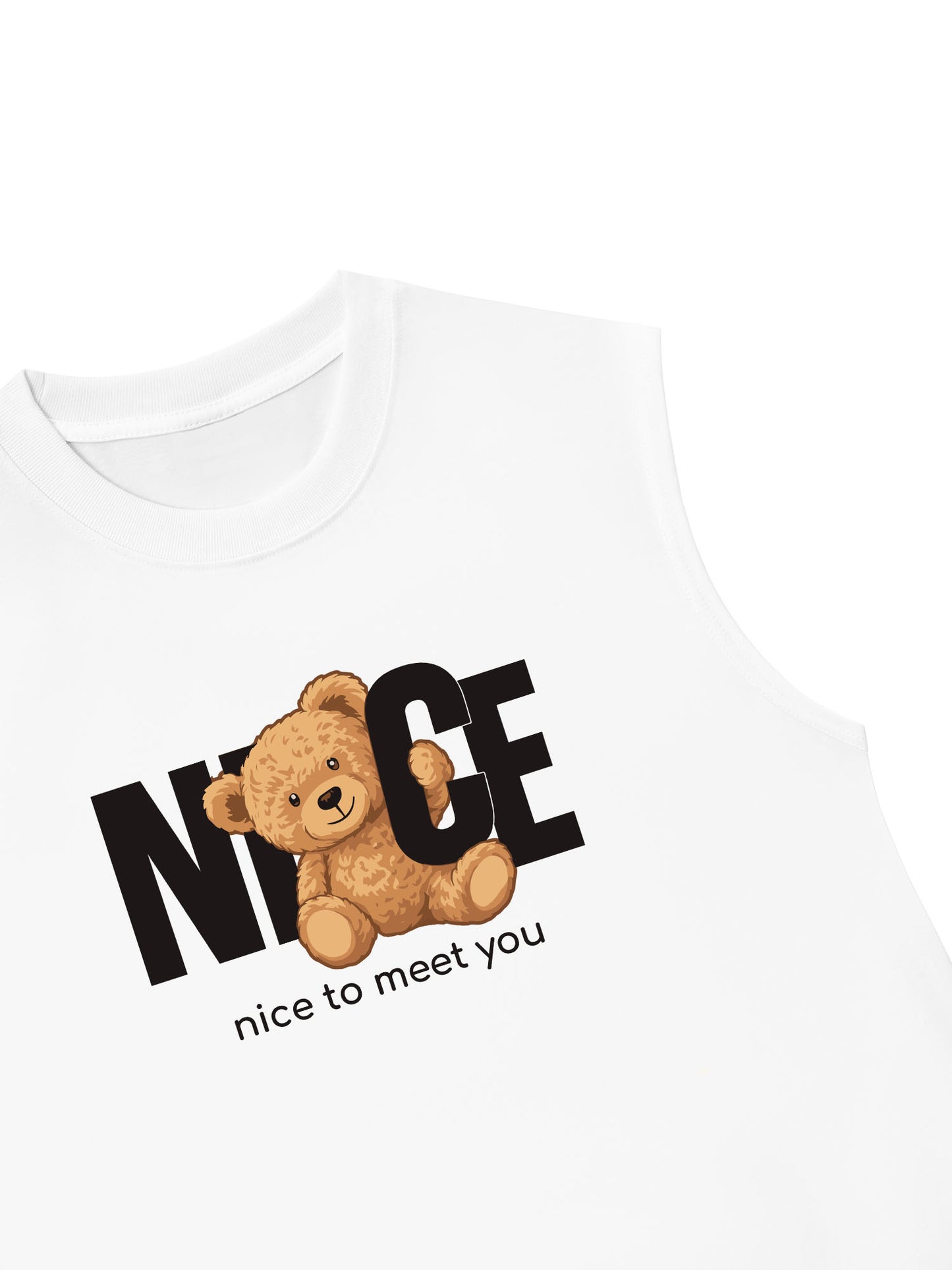 Áo Ba Lỗ Relaxed Fit Nice To Meet You