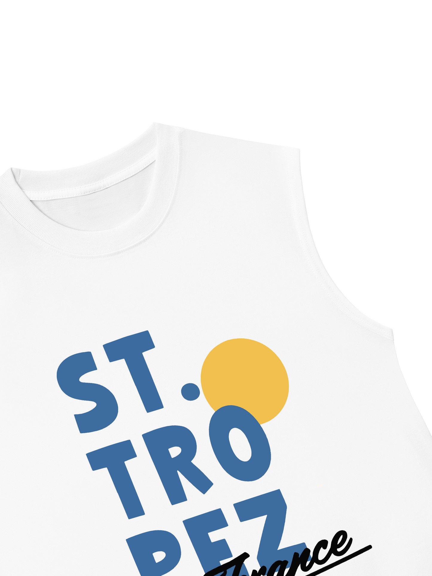 Áo Ba Lỗ Relaxed Fit ST Tropez France