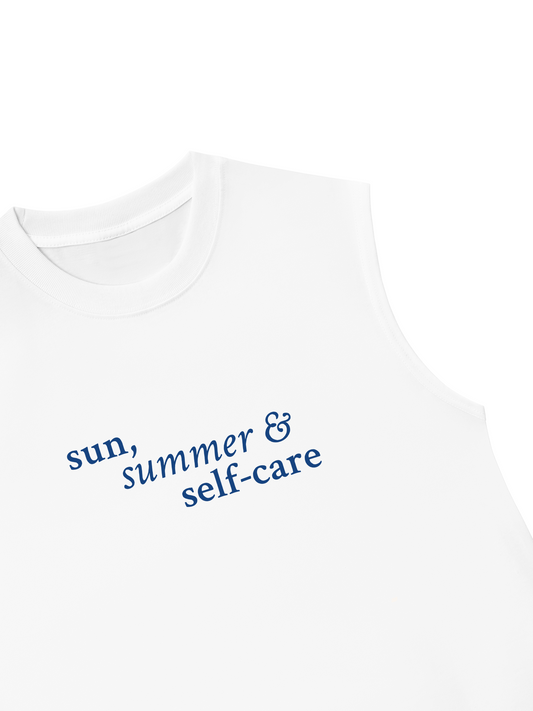 Áo Ba Lỗ Relaxed Fit Sun Summer & Self Care
