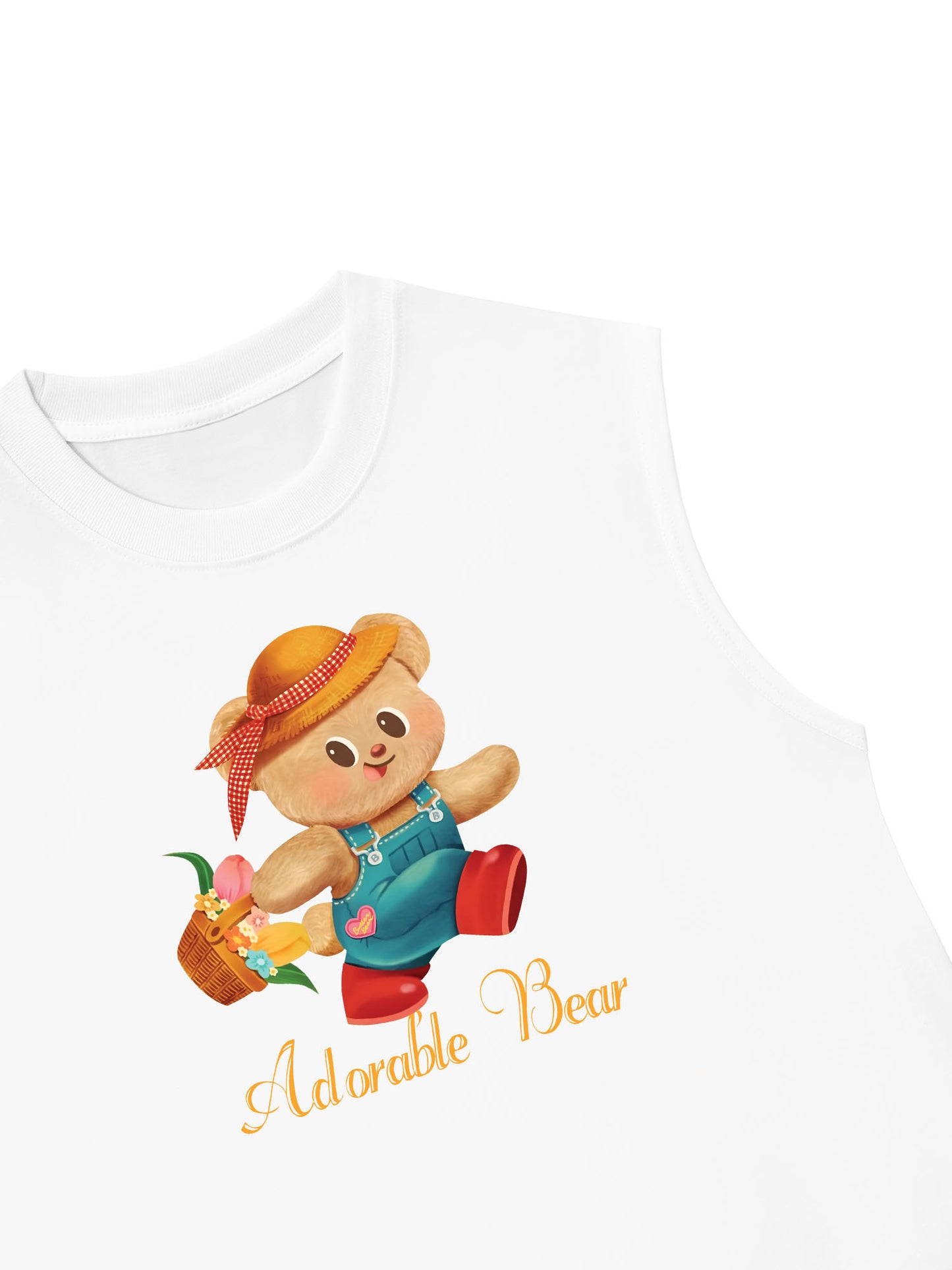 Áo Ba Lỗ Relaxed Fit Adorable Bear