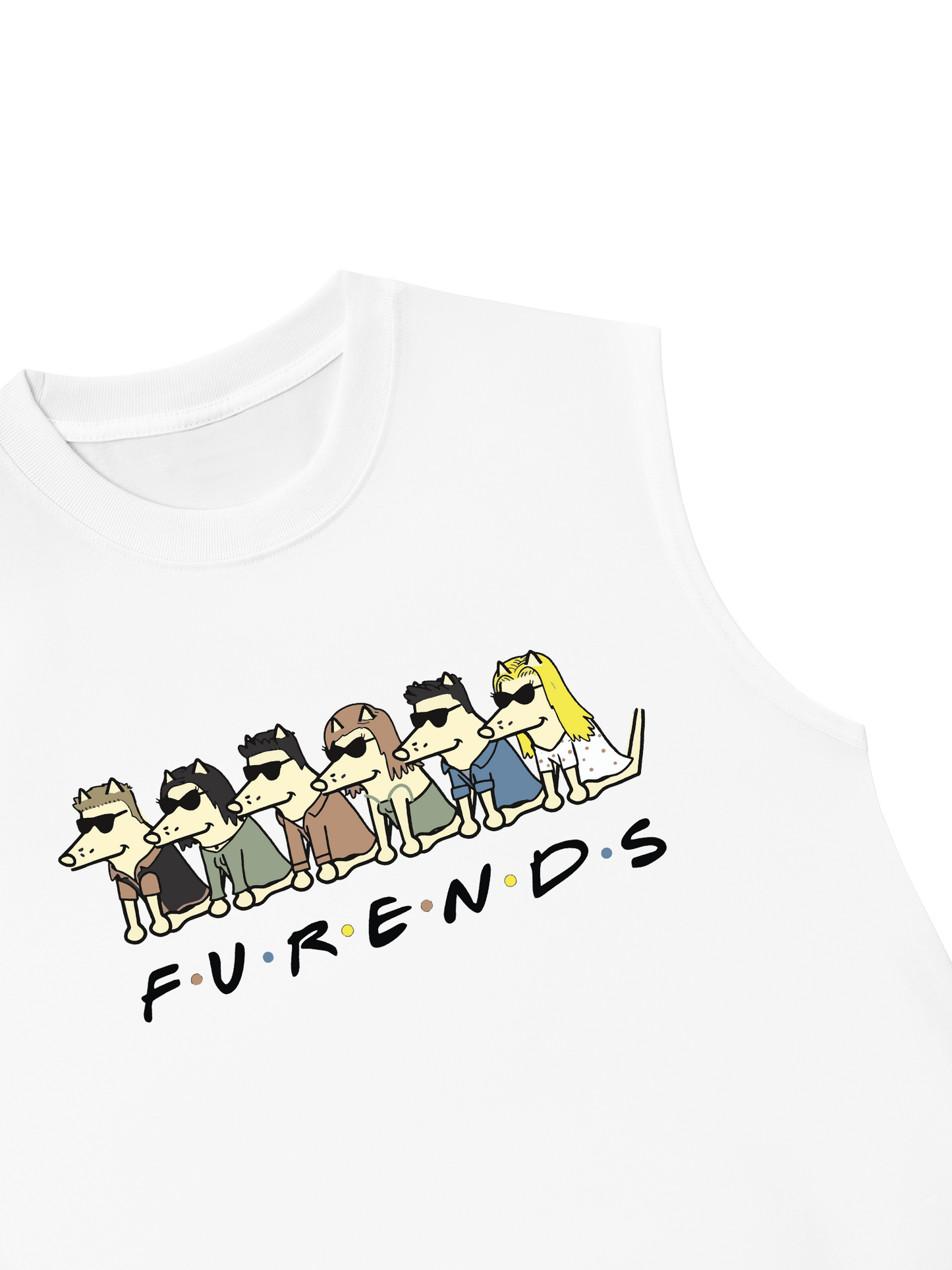 Áo Ba Lỗ Relaxed Fit Go Outside With Friends