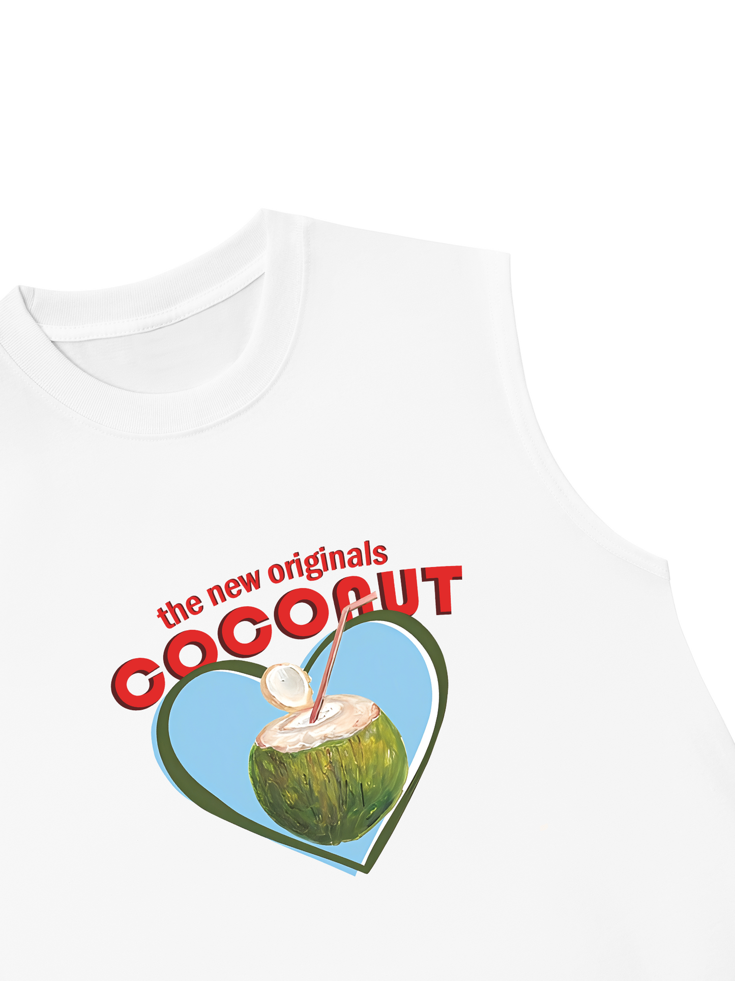 Áo Ba Lỗ Relaxed Fit Summer Vibes Coconut