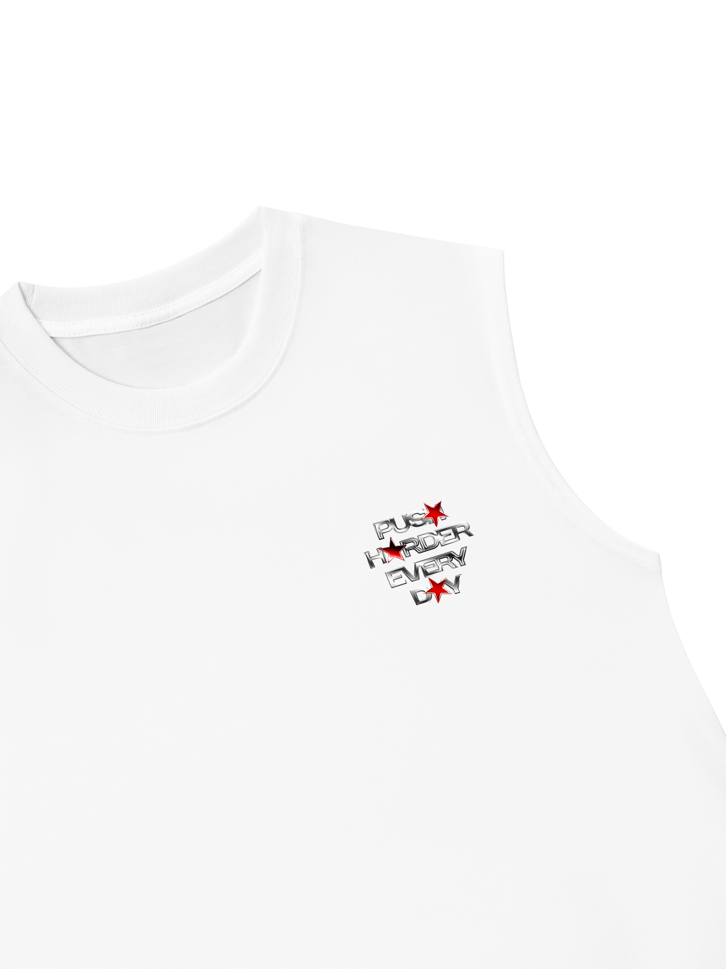 Áo Ba Lỗ Relaxed Fit Push Harder Every Day