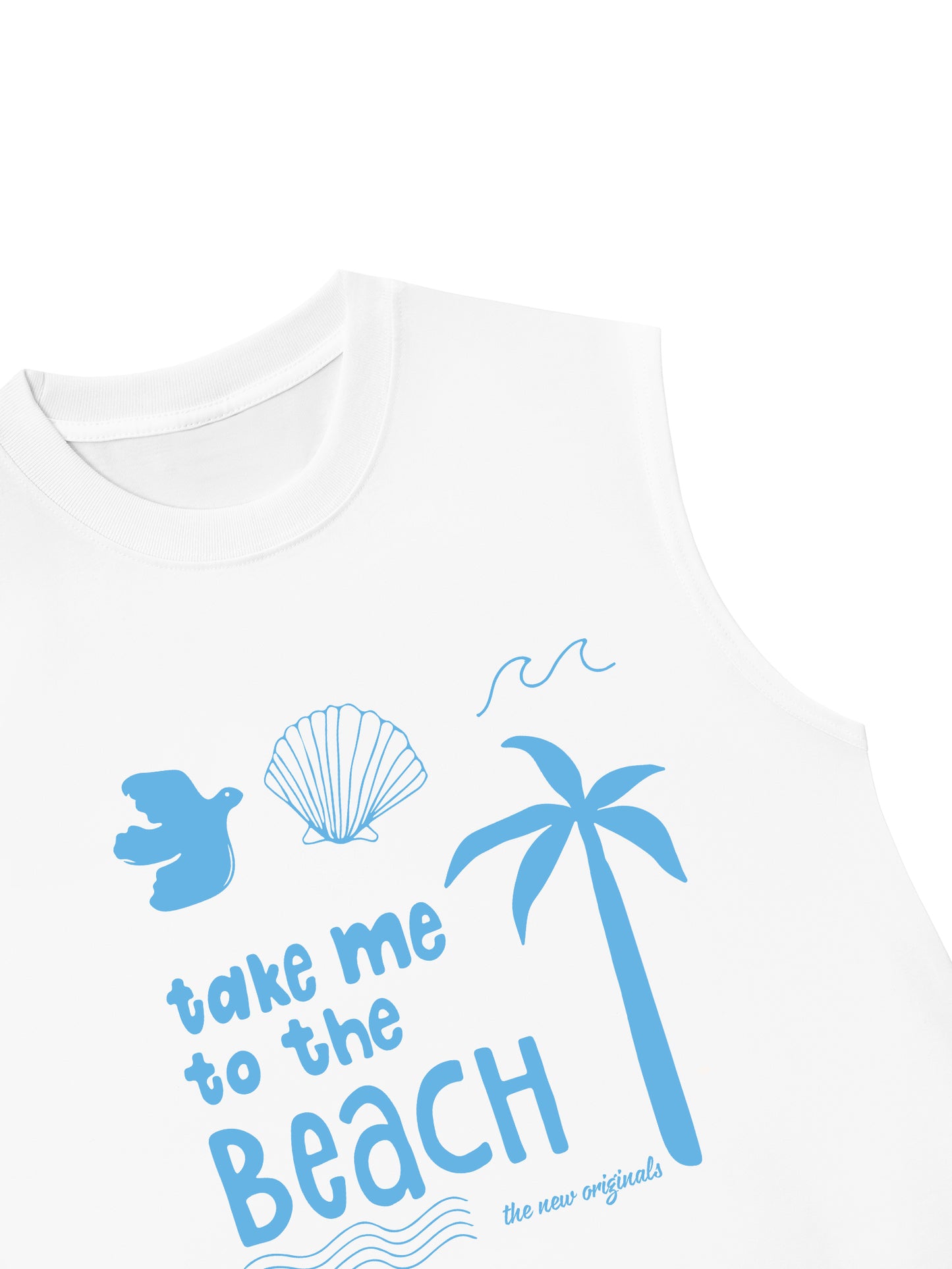 Áo Ba Lỗ Relaxed Fit Take Me To The Beach