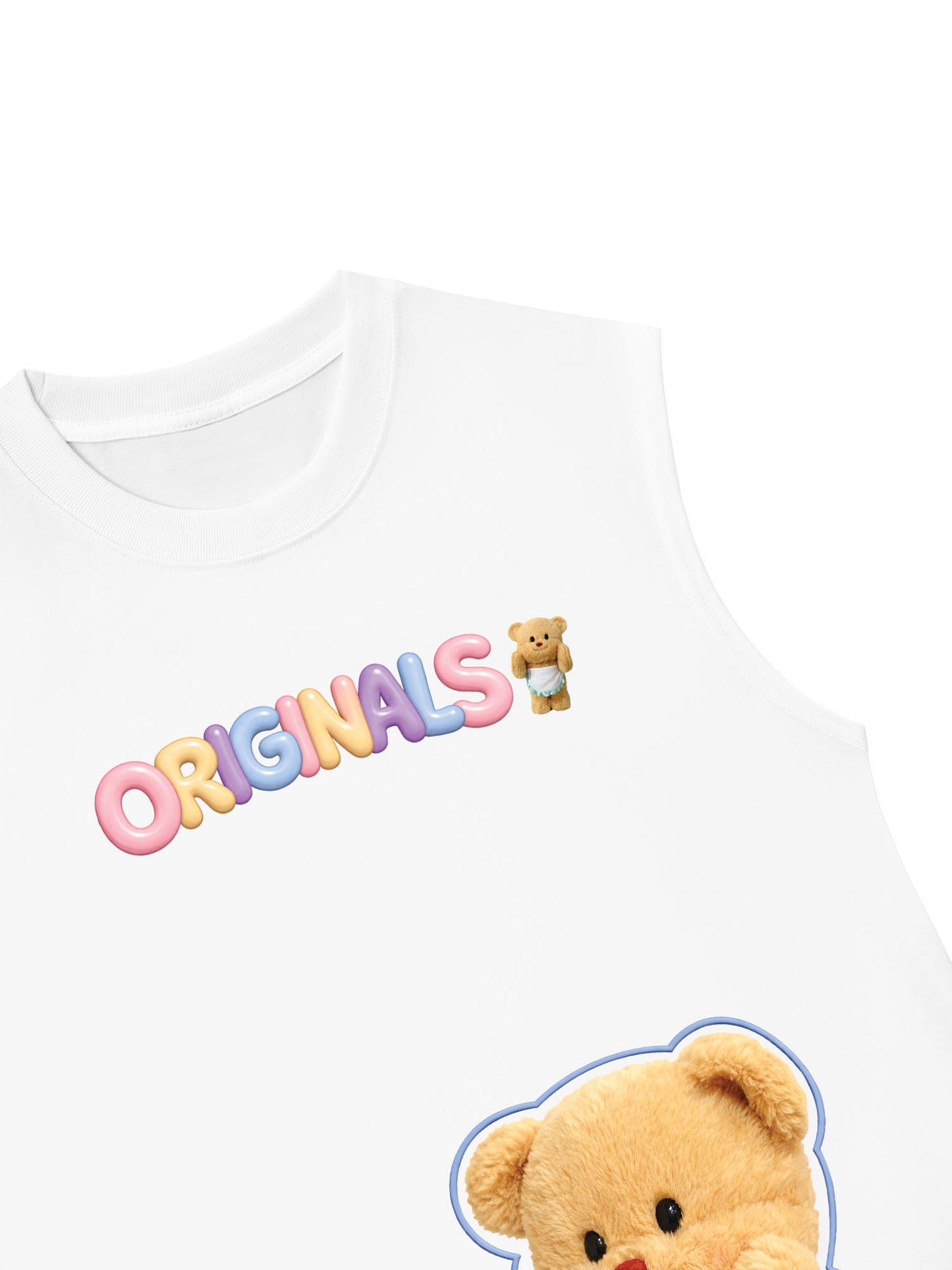 Áo Ba Lỗ Relaxed Fit Teddy Land Originals Bear
