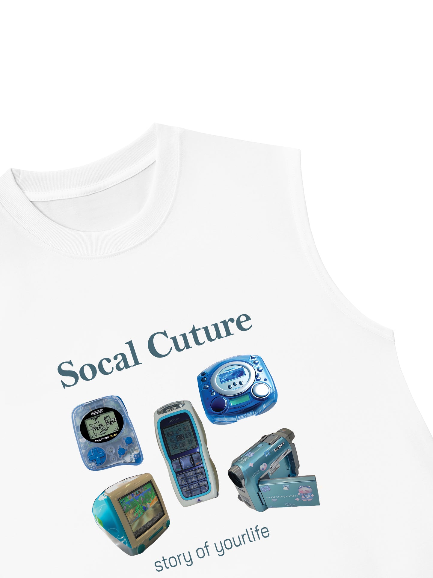 Áo Ba Lỗ Relaxed Fit Socal Cuture - Story Of Life