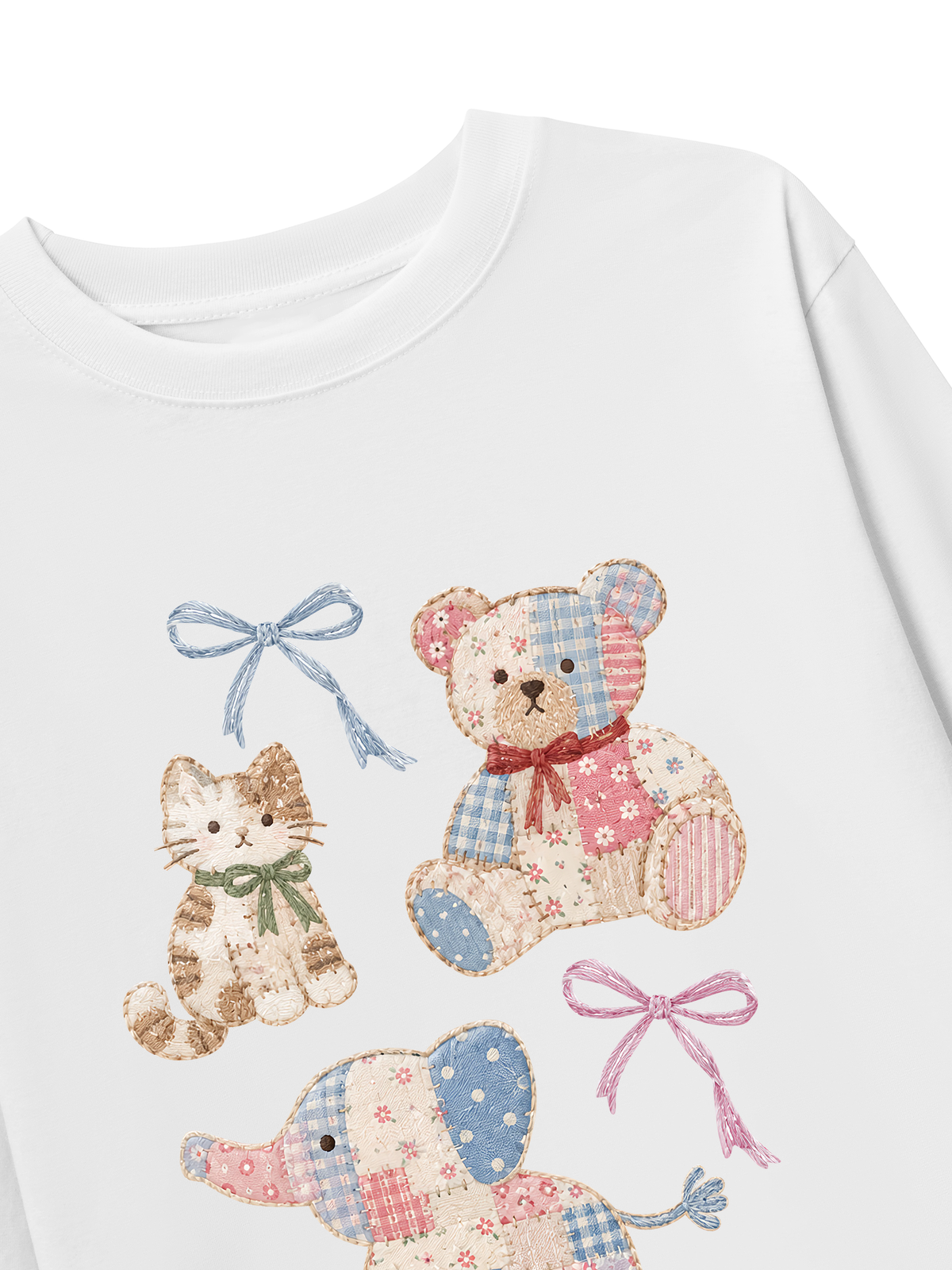 Áo Thun Dài Tay Vintage Bear