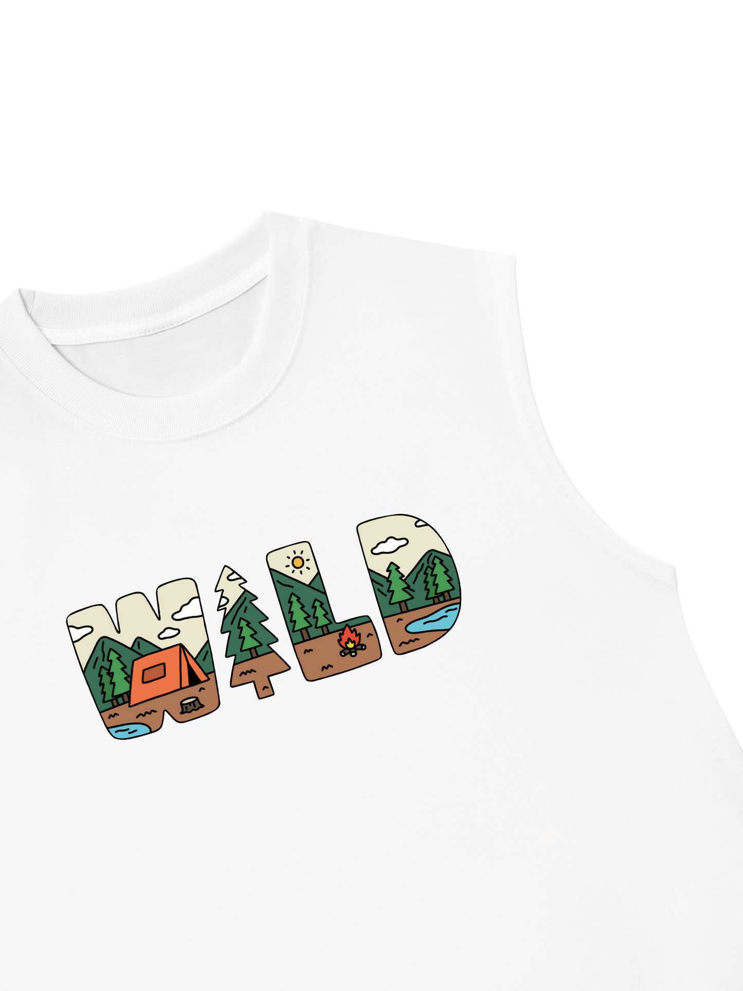 Áo Ba Lỗ Relaxed Fit WILD