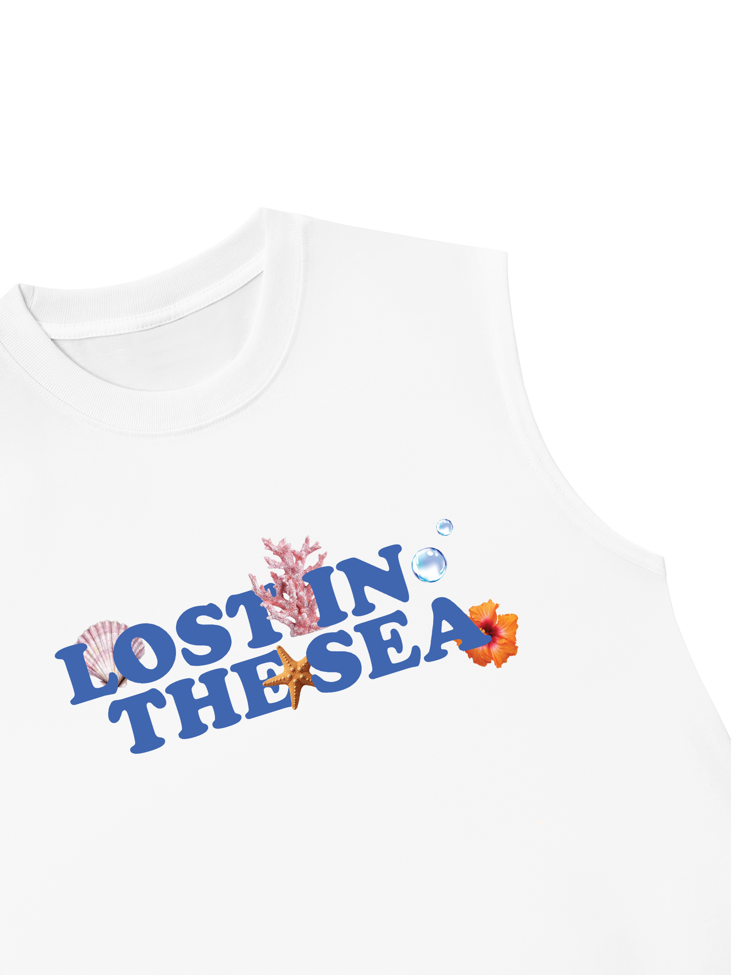 Áo Ba Lỗ Relaxed Fit Summer Vibes Lost In The Sea