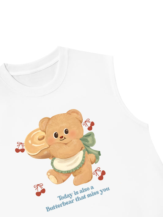 Áo Ba Lỗ Relaxed Fit Butterbear quote