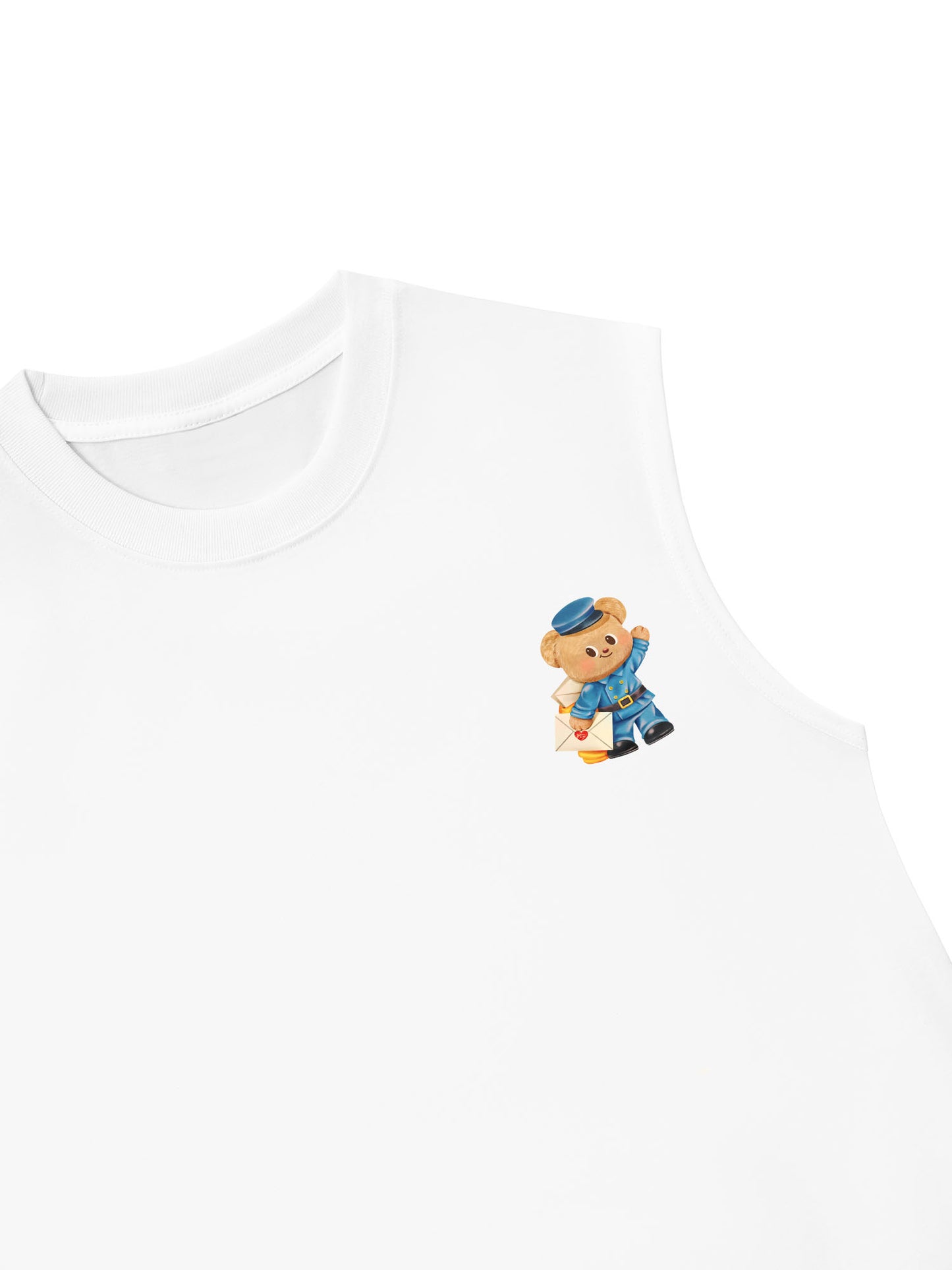 Áo Ba Lỗ Relaxed Fit Butterbear Postman