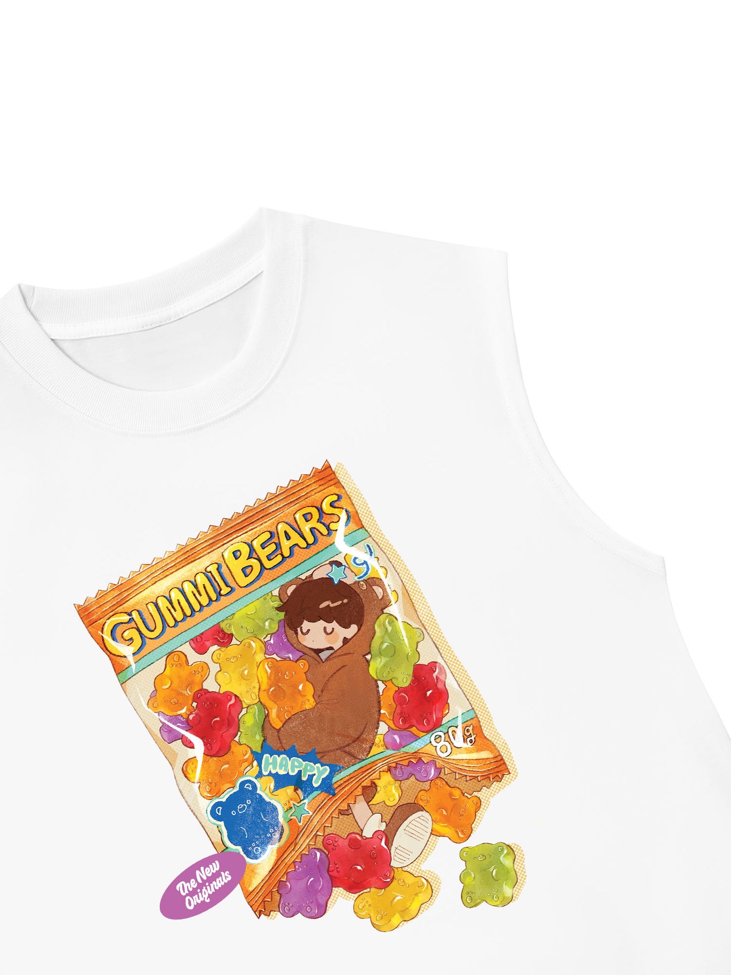 Áo Ba Lỗ Relaxed Fit Gummi Bear