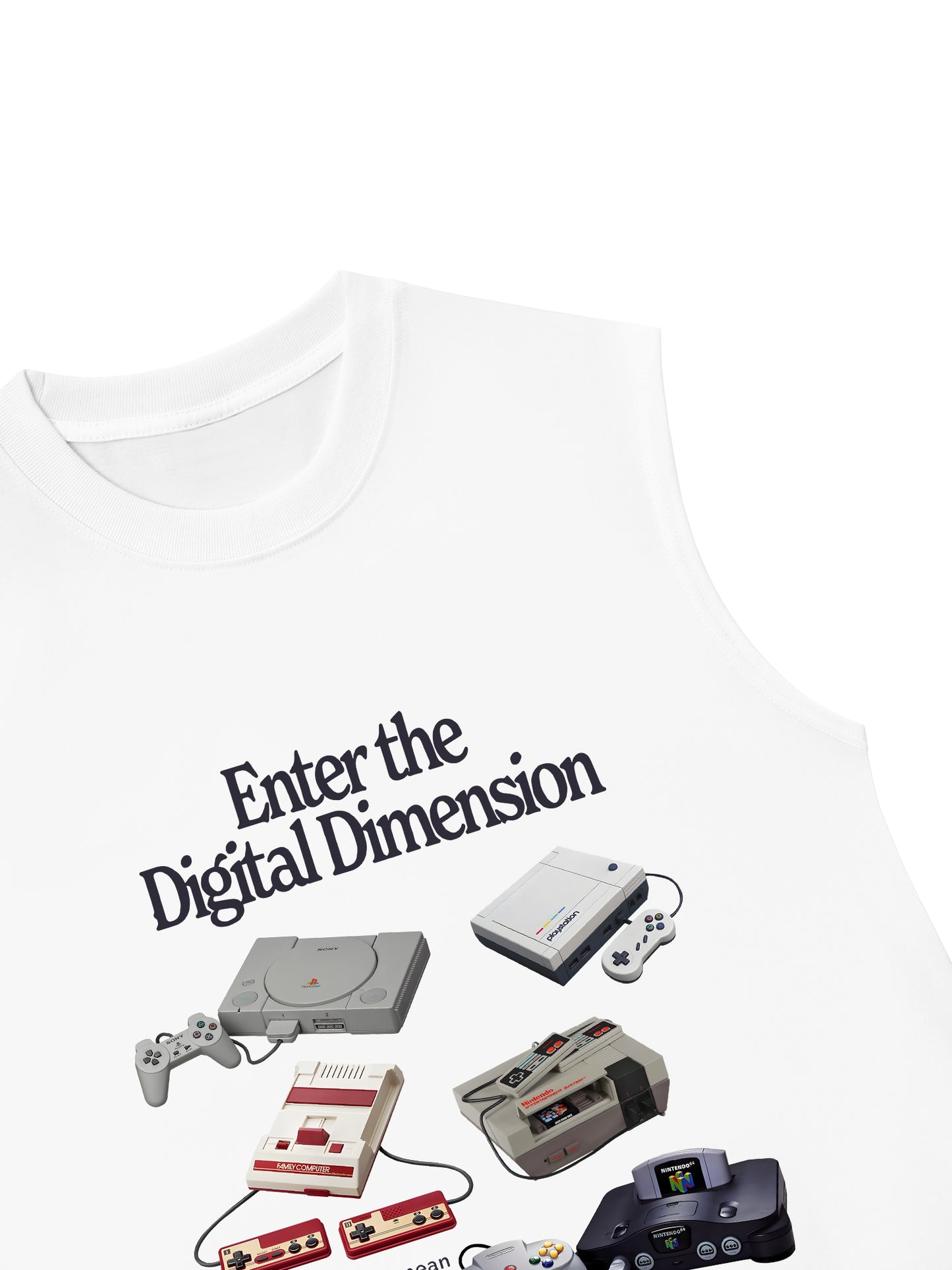 Áo Ba Lỗ Relaxed Fit Enter The Digital Dimension