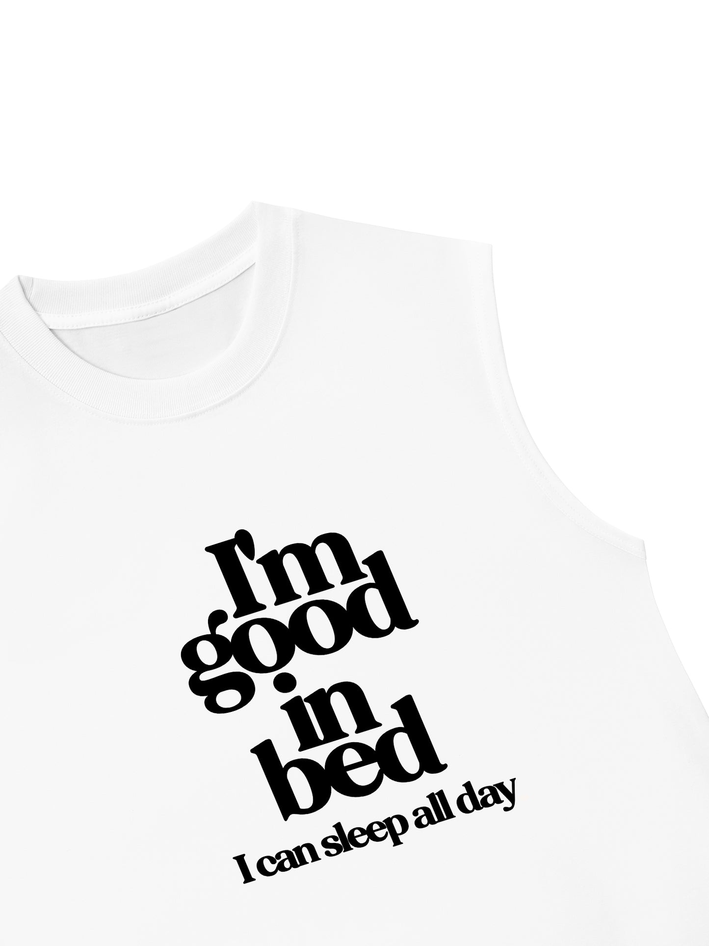 Áo Ba Lỗ Relaxed Fit Life Vibe Good In Bed