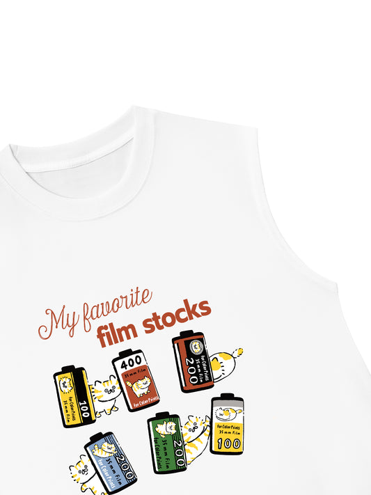 Áo Ba Lỗ Relaxed Fit My Favorite Film Stocks