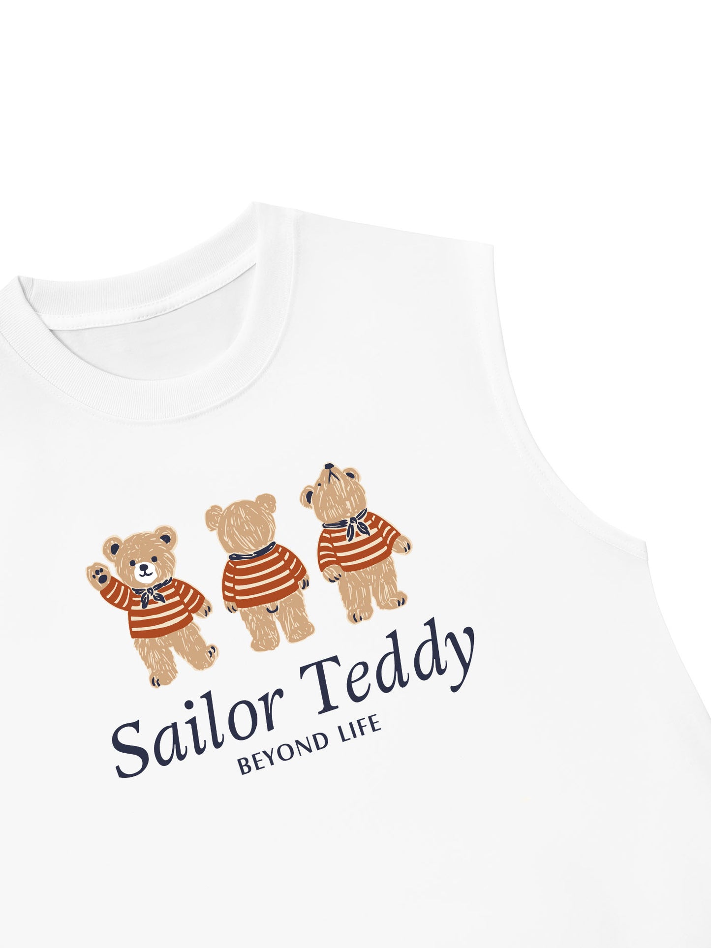 Áo Ba Lỗ Relaxed Fit Sailor Teddy