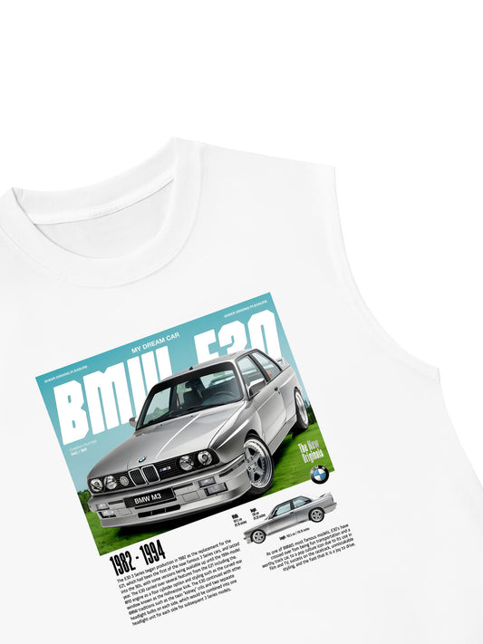 Áo Ba Lỗ Relaxed Fit CAR BMW E30 My Dream Car