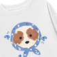 Áo Thun Dài Tay Cute Blue Puppy