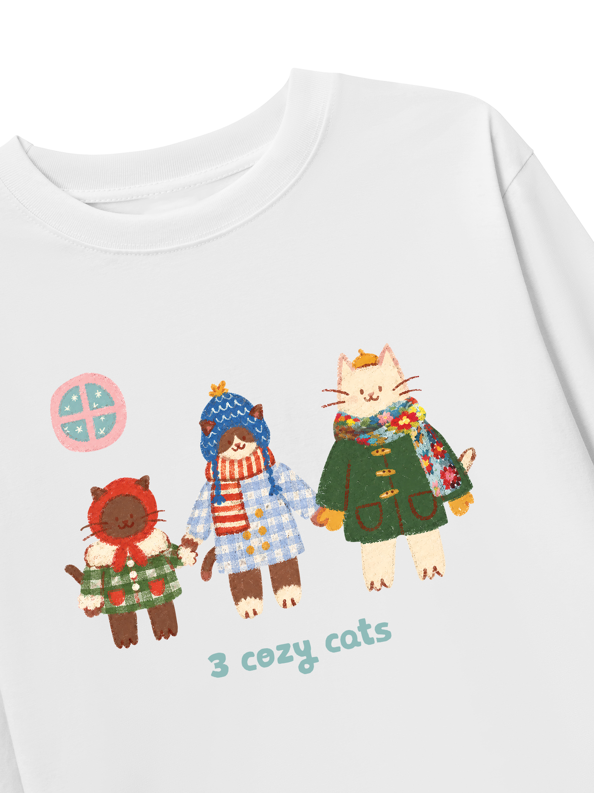 Áo Thun Dài Tay 3 Cozy Cats