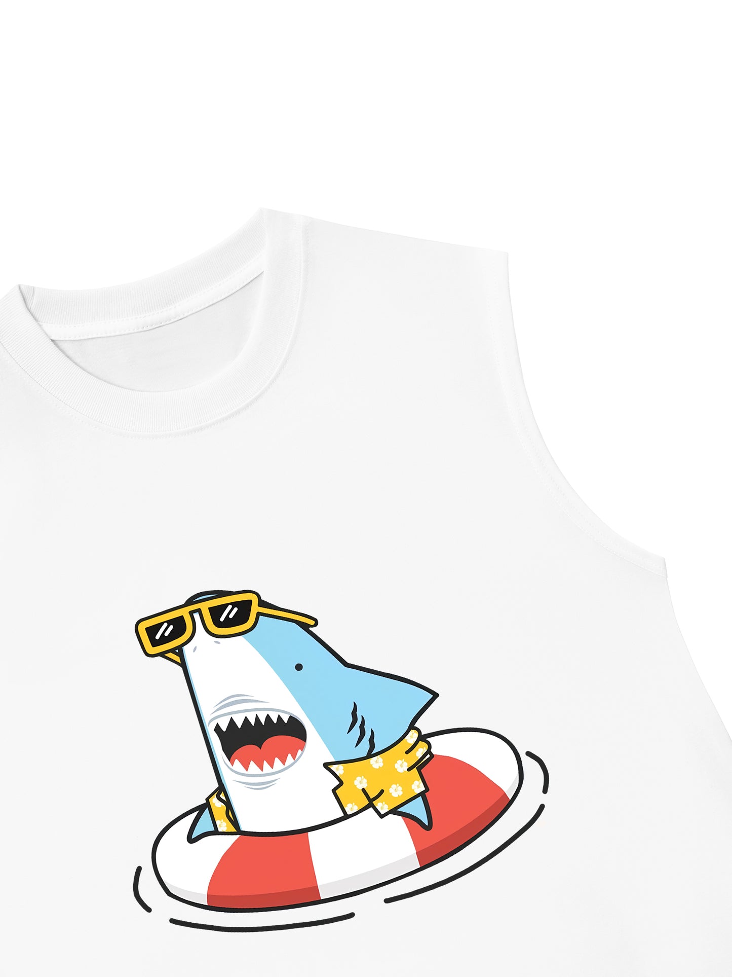 Áo Ba Lỗ Relaxed Fit Ocean baby Shark