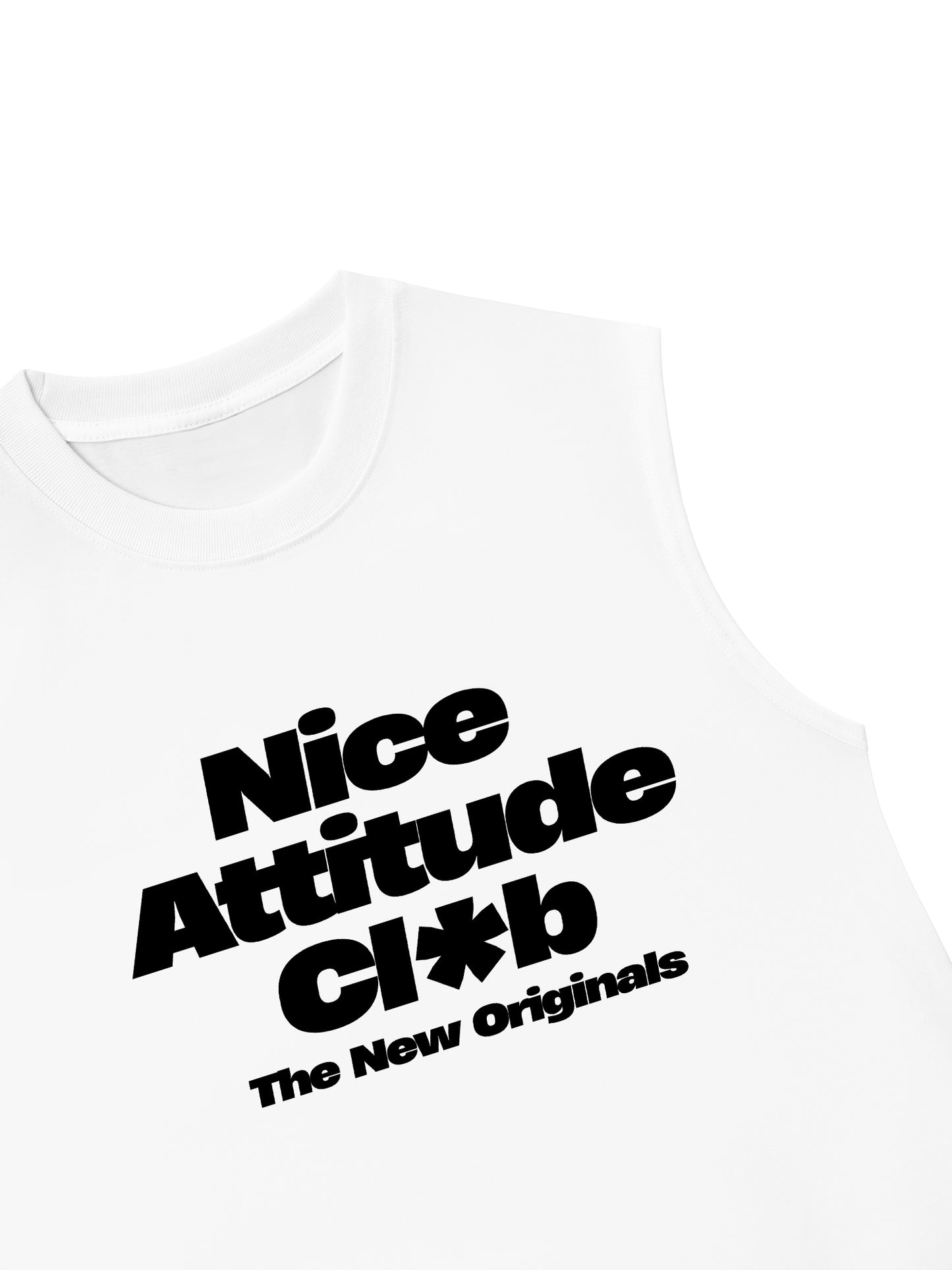 Áo Ba Lỗ Relaxed Fit  Life Vibe Nice Attitude