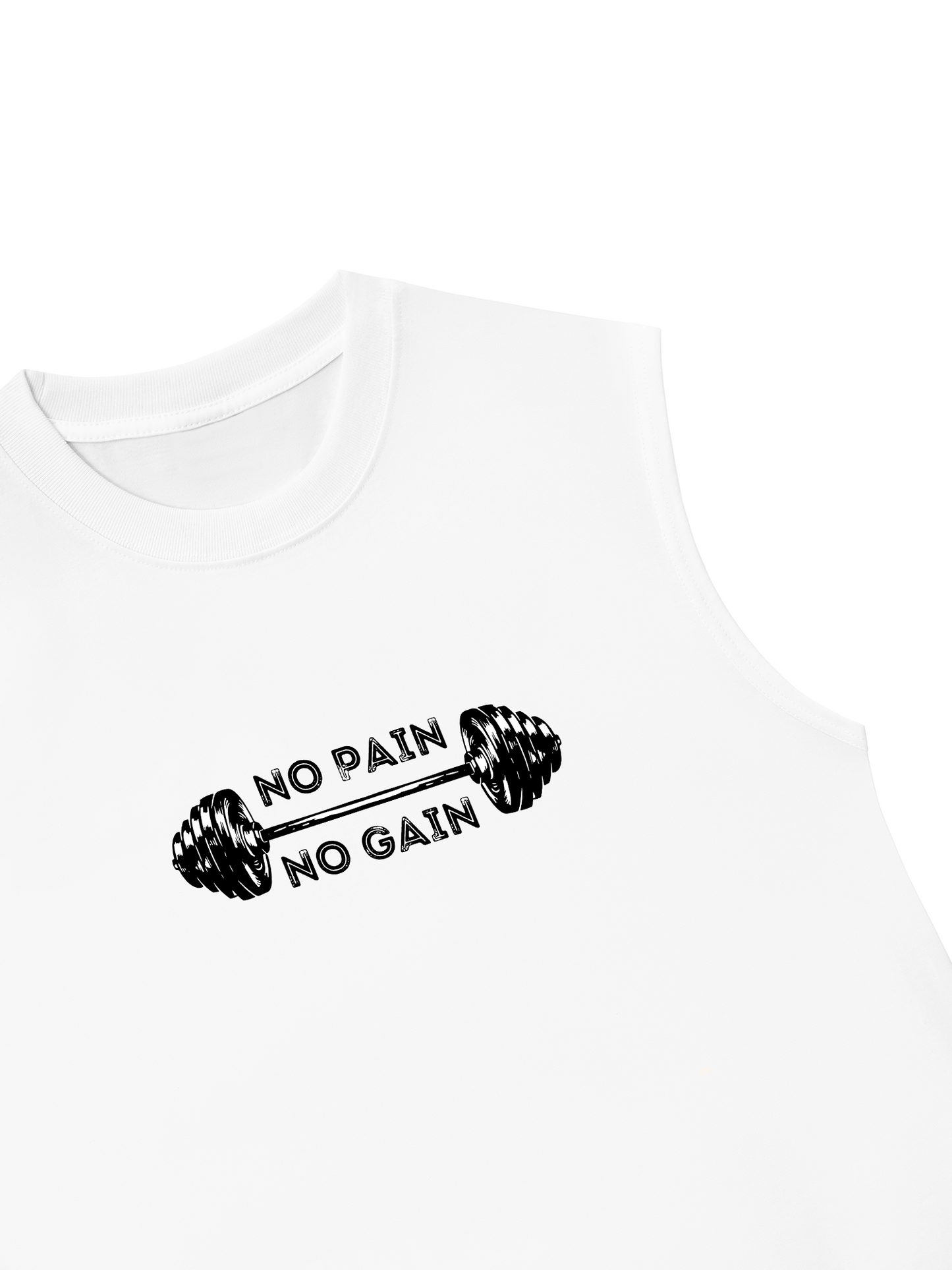 Áo Ba Lỗ Relaxed Fit No Pain No Gain