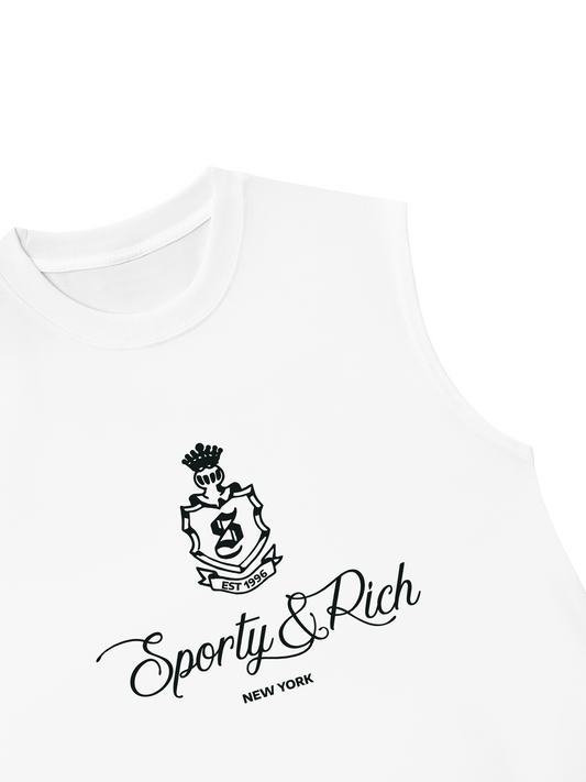 Áo Ba Lỗ Relaxed Fit Sporty & Rich