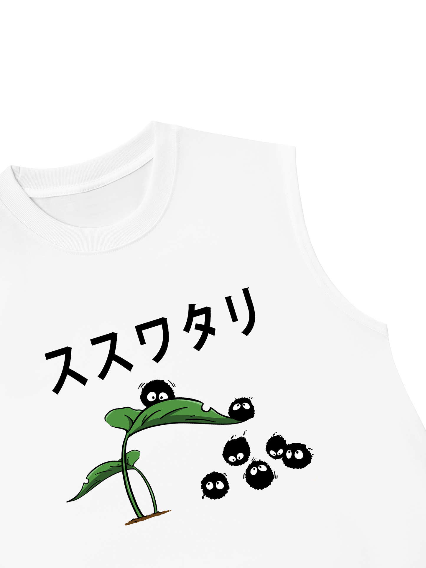 Áo Ba Lỗ Relaxed Fit Japan Spirit Scoot Sprites And Leaf