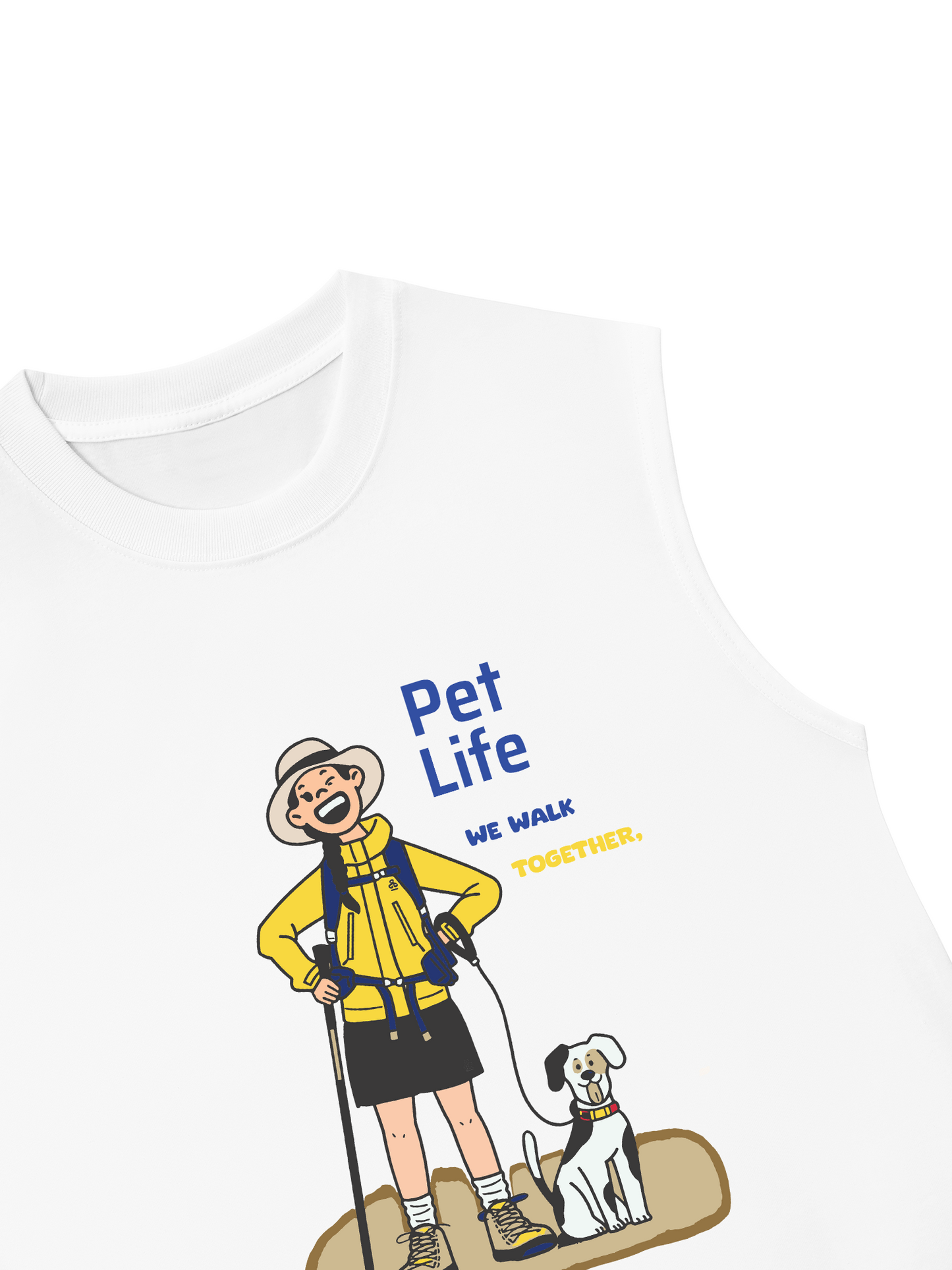 Áo Ba Lỗ Relaxed Fit Go Outside Pet Life