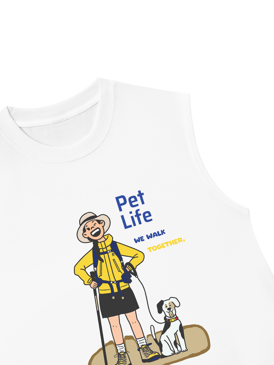 Áo Ba Lỗ Relaxed Fit Go Outside Pet Life