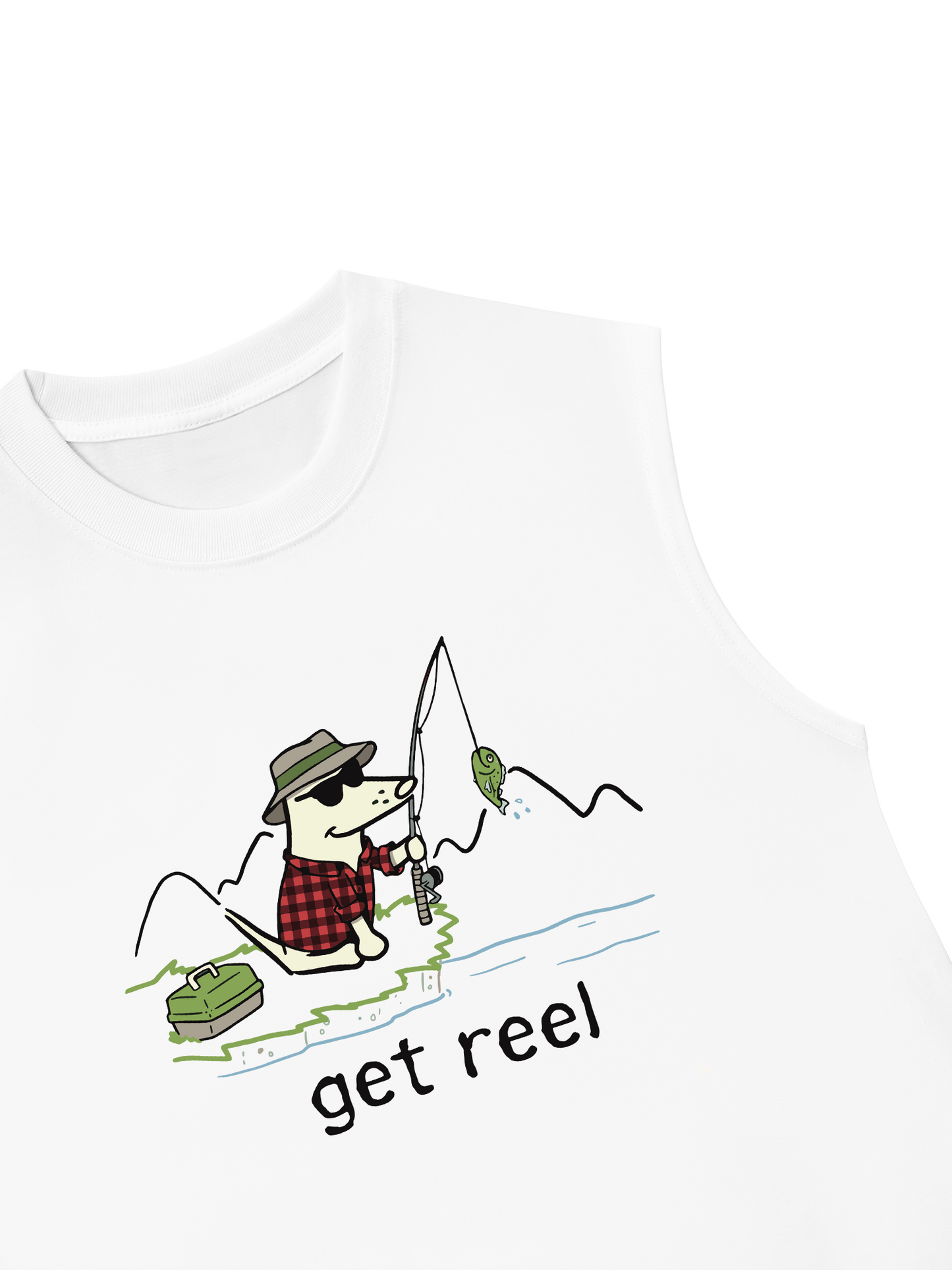 Áo Ba Lỗ Relaxed Fit Go Outside Get Reel
