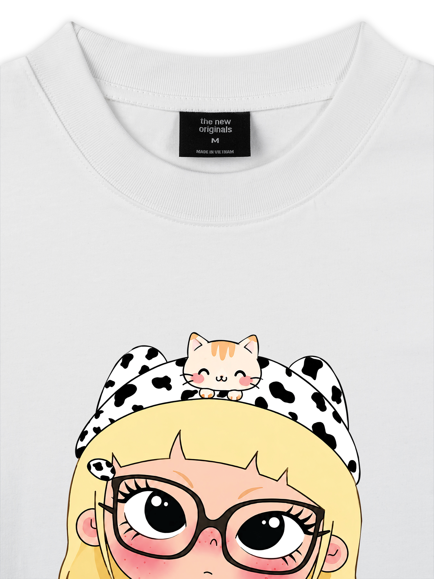 Áo Thun Relaxed Fit Cute Cow