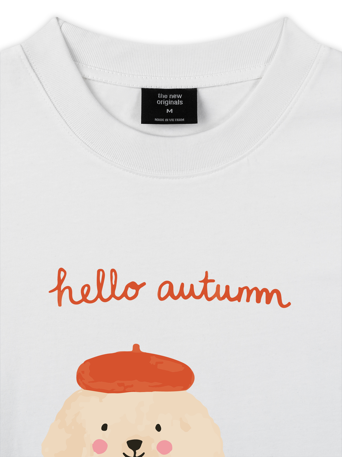 Áo Thun Relaxed Fit Hello Autumn Puppy